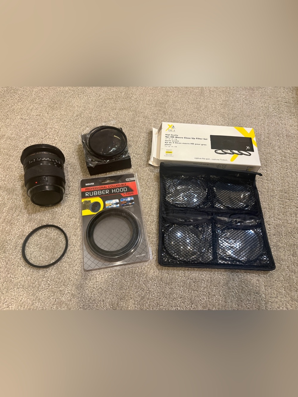 Promaster 11-18mm Canon Lens + 77mm Filter Accessory Kit